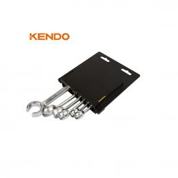 KENDO 15340 ชุดประแจแหวนผ่า 6 ชิ้น/ชุด (9-24mm)