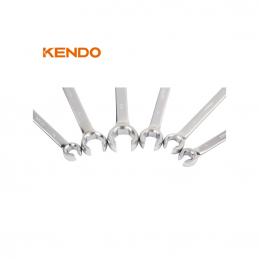 KENDO 15340 ชุดประแจแหวนผ่า 6 ชิ้น/ชุด (9-24mm)