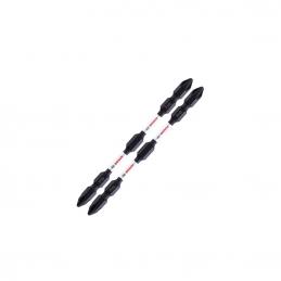 SKI - สกี จำหน่ายสินค้าหลากหลาย และคุณภาพดี | BOSCH ดอกไขควงกระแทก PH  2-110 มม.. #2608522409 สีดำคอคอดสีขาว 2ดอก/แพ็ค)