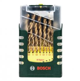 SKI - สกี จำหน่ายสินค้าหลากหลาย และคุณภาพดี | BOSCH ดอกสว่าน HSS-CO DRILL BIT SET (25 PCS) #2607017154