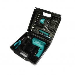 MAKITA M0801KX3B สว่านกระแทก 13mm + กล่องพลาสติก + ชุดอุปกรณ์เสริม 26 ชิ้น (MT)
