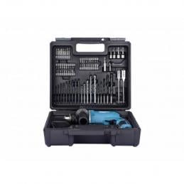MAKITA M8103KX5B สว่านกระแทก 13mm + กล่องพลาสติก + ชุดอุปกรณ์เสริม 74 ชิ้น (MT)