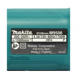 MAKITA M9506B เครื่องเจีย 4นิ้ว สวิทซ์สไลด์ 720W (MT)