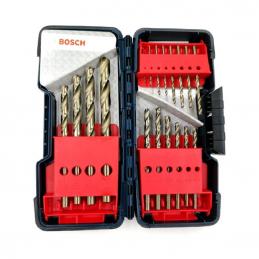 SKI - สกี จำหน่ายสินค้าหลากหลาย และคุณภาพดี | BOSCH 2607017047 ชุดดอกสว่าน HSS-CO 18 ชิ้น