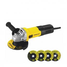 SKI - สกี จำหน่ายสินค้าหลากหลาย และคุณภาพดี | STANLEY SG7100AT เครื่องเจียร 100 มม. 750 วัตต์ สวิทซ์เลื่อนข้าง แถม STANLEY STHT30496-30LTH ตลับเมตรพลาสติกสีเหลือง 5 ม. FCB Global Tapes