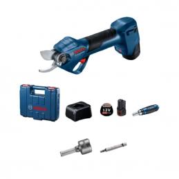 BOSCH กรรไกรตัดกิ่งไม้ไร้สาย Pro Pruner Professional (KIT) 12V. พร้อม แบตตารี่และที่ชาร์จ #06019K10K1