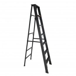 SKI - สกี จำหน่ายสินค้าหลากหลาย และคุณภาพดี | LEOPRO LP07146  บันไดบาง 1 ทาง สีดำ 7 ฟุต