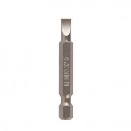 KENDO 21320505 ดอกไขควงลมหัวเดี่ยว แบน หัวแม่เหล็ก SL5 × 50 mm (2 ชิ้น/แพ็ค)