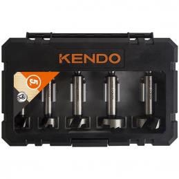 SKI - สกี จำหน่ายสินค้าหลากหลาย และคุณภาพดี | KENDO 11606135 โฮลซอเจาะบานพับถ้วย 5 ตัวชุด 15-20-25-30-35×90mm