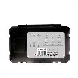 KENDO 11606135 โฮลซอเจาะบานพับถ้วย 5 ตัวชุด 15-20-25-30-35×90mm