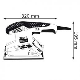 BOSCH GSS230 เครื่องขัดกระดาษทรายระบบสั่น 92x182 มม. 190 วัตต์ #06010700K0