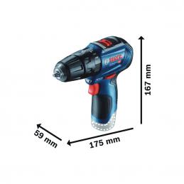 BOSCH GSB12V-30 สว่านไขควงกระแทกไร้สาย 12V #06019G91K0