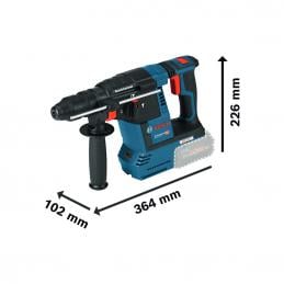 BOSCH GBH18V-26F+GDE18V-16FC สว่านโรตารี่ แบตเตอรี่ 18 V ชุด Set GAL 1880+GDE 18 V-16FC+L Box #0611910004