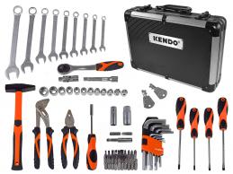 KENDO 90704 ชุดเครื่องมือ 76 ชิ้นพร้อมกระเป๋า 440x310x120mm