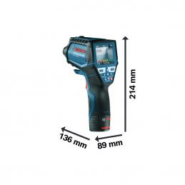 BOSCH GIS1000C เครื่องเลเซอร์ตรวจวัดอุณหภูมิพื้นผิว สแกนผนัง, วัตถุ #06010833K1