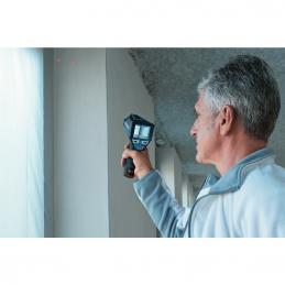 BOSCH GIS1000C เครื่องเลเซอร์ตรวจวัดอุณหภูมิพื้นผิว สแกนผนัง, วัตถุ #06010833K1