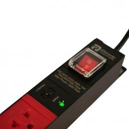 POWER CONNEX PCX-PXC5PHTNS-TS06 รางไฟ,ปลั๊กพ่วง ขนาด 6 ช่อง สายไฟยาว 3 เมตร