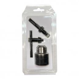 Dongcheng(DCดีจริง) 30471700004 หัวสว่าน 1/2นิ้ว พร้อมอแดปเตอร์ (Chuck Adaptor Set)