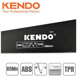 KENDO 30408 เลื่อยลันดา ขนาด 550mm (22นิ้ว) สีดำ