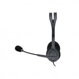 Logitech-H111-Singlepin-ชุดหูฟังสำหรับหลายอุปกรณ์-3-5-มม-สายแจ๊คไมค์และหูฟังเส้นเดียวกัน
