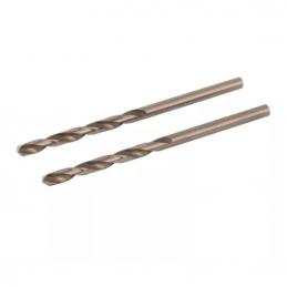 KENDO 10203005 ดอกสว่านเจาะเหล็กสีเงิน 3.0 × 61mm (2 ชิ้น/แพ็ค)