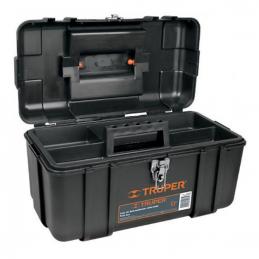 TRUPER 19656 กล่องเครื่องมือ มีถาด 3 ช่อง ขนาด 17นิ้วx9.1/2นิ้วx9นิ้ว (CHP-17X) (กล่อง 2 ชิ้น)