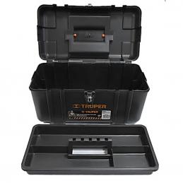 TRUPER 19656 กล่องเครื่องมือ มีถาด 3 ช่อง ขนาด 17นิ้วx9.1/2นิ้วx9นิ้ว (CHP-17X) (กล่อง 2 ชิ้น)