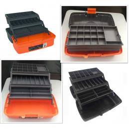TRUPER 10539 กล่องเครื่องมือ ขนาด 9นิ้วx16นิ้วx8.1/2นิ้ว นิ้ว (CPE-16N) (กล่อง 2 ชิ้น)