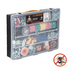 TRUPER 11825  ถาดใส่อุปกรณ์ช่าง 14นิ้วx2.1/2นิ้วx11นิ้ว (ORG-18) (กล่อง 3 ชิ้น)