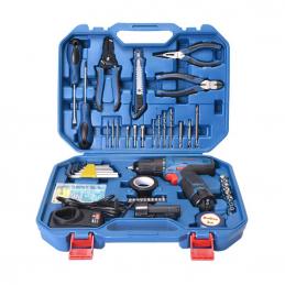 SKI - สกี จำหน่ายสินค้าหลากหลาย และคุณภาพดี | Dongcheng(DCดีจริง) DCJZ1202(TYPE TS) Combo Kit สว่านไขควงไร้สาย 10.8V 2.0Ahx2