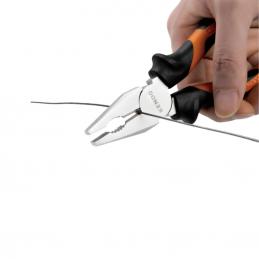 KENDO 10104 คีมปากจิ้งจก มีปีก (ชุบโครเมี่ยม/ด้ามหุ้มยาง) 160mm/6นิ้ว