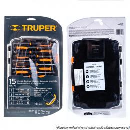 TRUPER 14157 ชุดไขควงซ่อมนาฬิกา 15 ชิ้น แกน 60x150mm. (2.1/4นิ้วx6นิ้ว) [JOY-15L]