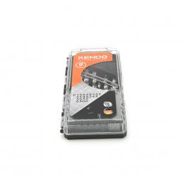 KENDO 11603133 ดอกสว่านเจาะเหล็กสีเงิน ขนาด 1.5-6.5 mm 13 ตัวชุด