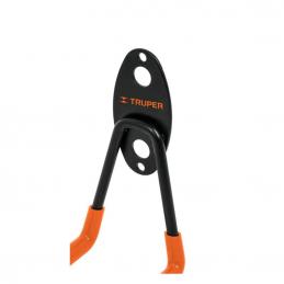 TRUPER 11105 ตะขอเหล็กคู่ แขวนผนัง 13cm (5.1/8นิ้ว) #GACO-13