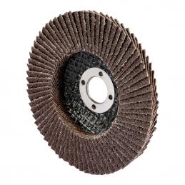 KENDO 75904041 T27 จานทรายซ้อนหลังแข็ง Φ100×16mm #40 (ราคาต่อแผ่น ขายครั้งละ 10 แผ่น)