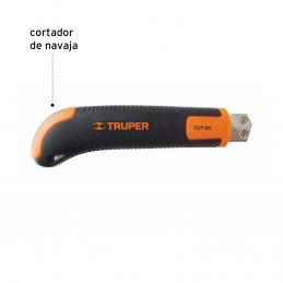 TRUPER 16977 มีดคัตเตอร์อเนกประสงค์ 6 นิ้ว ด้ามยาง (CUT-6X) (ราคาต่ออัน ,ในกล่องบรรจุ 6 อัน)