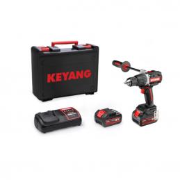 KEYANG DM20BLH-100E สว่านกระแทกไร้สาย 2 สปีด 100NM แบตเตอรี่ 18V 5.0Ah 2 ก้อน เครื่องชาร์จ 1 อัน (ใส่แบต 20V ได้)