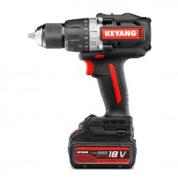 KEYANG DM20BLH-100E สว่านกระแทกไร้สาย 2 สปีด 100NM แบตเตอรี่ 18V 5.0Ah 2 ก้อน เครื่องชาร์จ 1 อัน (ใส่แบต 20V ได้)