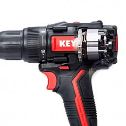 KEYANG DD18BL-W สว่านไขควงไร้สาย 18V. 55NM, หัวจับ 13mm. แบตเตอรี่ 2.0Ah 2 ก้อน แท่นชาร์ต 1 อัน