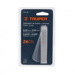 TRUPER 14396 หวีวัดเกลียว 26 แผ่น 0.04-0.63mm [CAL-26]