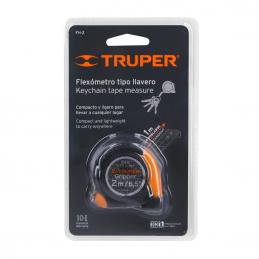 TRUPER 14602 พวงกุญแจ ตลับเมตร ยาวรวม 2m. [FH-2]