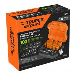 TRUPER EXPERT 15411 ชุดดอกสว่านโลหะคู่ 11 ชิ้น [KITB-11]