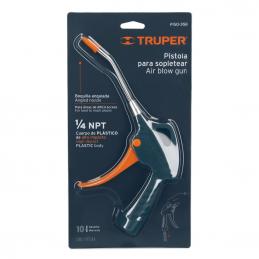 TRUPER 10648 ปืนเป่าลม พลาสติก 6นิ้ว เกลียว 1/4นิ้ว NPT, 90 PSI [PISO-358]