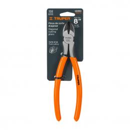 TRUPER 12353 คีมปากเฉียง 8นิ้ว พร้อมด้ามจับพลาสติก PVC [T202-8]