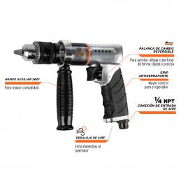 TRUPER 19369 สว่านลม ปรับซ้าย-ขวาได้ 1/2นิ้ว [TPN-785HX]
