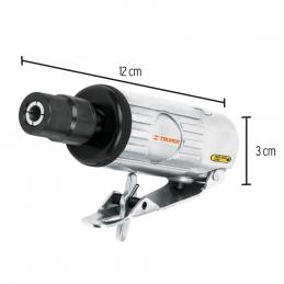 TRUPER 16887 เครื่องเจียรลม 1/4นิ้ว พร้อมอุปกรณ์เสริม 16 ชิ้น [TPN-876K-2]