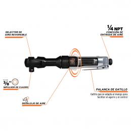 TRUPER 16888 ด้ามฟรีลม 3/8นิ้ว [TPN-886-2]