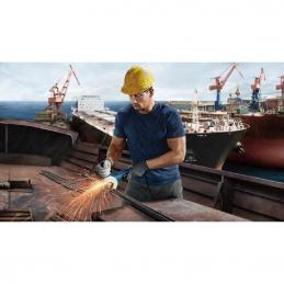BOSCH GWS9-100P เครื่องเจียร์ 4นิ้ว 900W (สวิทซ์เซฟตี้ ปล่อยแล้วดับ) #06013965K0