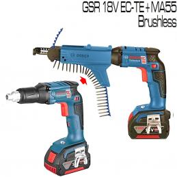 BOSCH-GSR18V-ECTE-MA55-สว่านขันสกรู-18-V-Brushless-motor-แบต-2-ก้อน-4-0-Ah-ขันวัสดุแข็ง-25-Nm-ขันวัสดุอ่อน-5-Nm-0-4200-รอบ-นาที