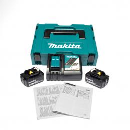 SKI - สกี จำหน่ายสินค้าหลากหลาย และคุณภาพดี | MAKITA MKP1RF182 ชุดแบตเตอรี่ 18 V  3.0Ah x 2 + แท่นชาร์จ x 1 (ชาร์จเร็ว)
